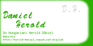 daniel herold business card