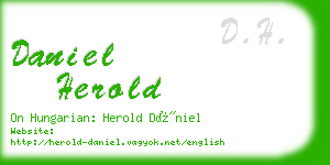 daniel herold business card